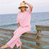 Fancy Striped Button Pants