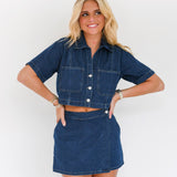 Danielle Denim Set - Dark Denim