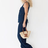 Abbi Straight Leg Pants - Denim
