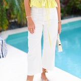 Shelby Soft Washed Wide Leg Pants - Off White