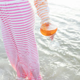 Fancy Striped Button Pants