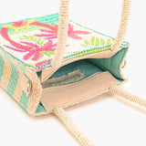 Palms Away Embellished Crossbody Bag