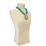 Sand Dollar Necklace - Turquoise