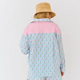 Trinity Cotton Poplin Shorts - Pink/Blue Floral