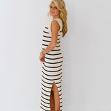 Kennedy Sweater Midi Dress - Natural