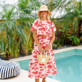 Amber Bubble Set - Pink/Red