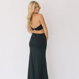 Emmi Halter Neck hollow Dress - Black