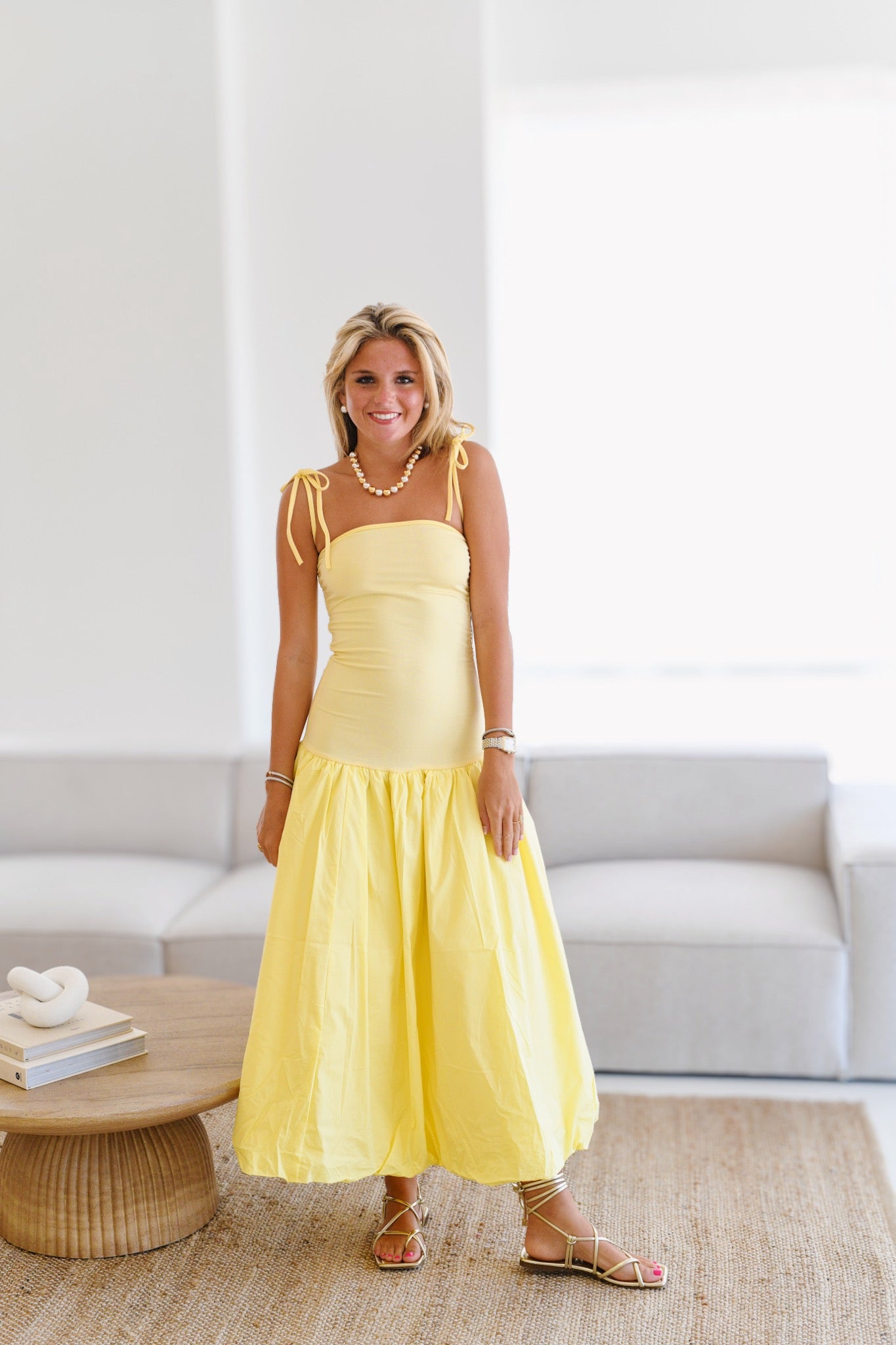 Alexa Dress - Yellow