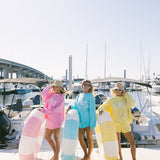 Breakers Oversized Lightweight Mockneck - Ocean Teal