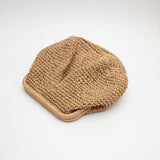 Bila Hinge Straw Clutch Bag - Ivory