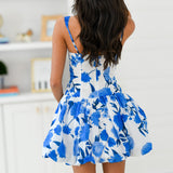 Maddy Mini Dres - Blue