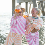 Fancy Striped Button Pants