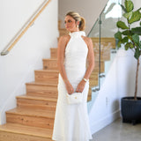 Taylor Backless Maxi Dress - White