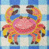 Crab It Beaded Top Handle Bag