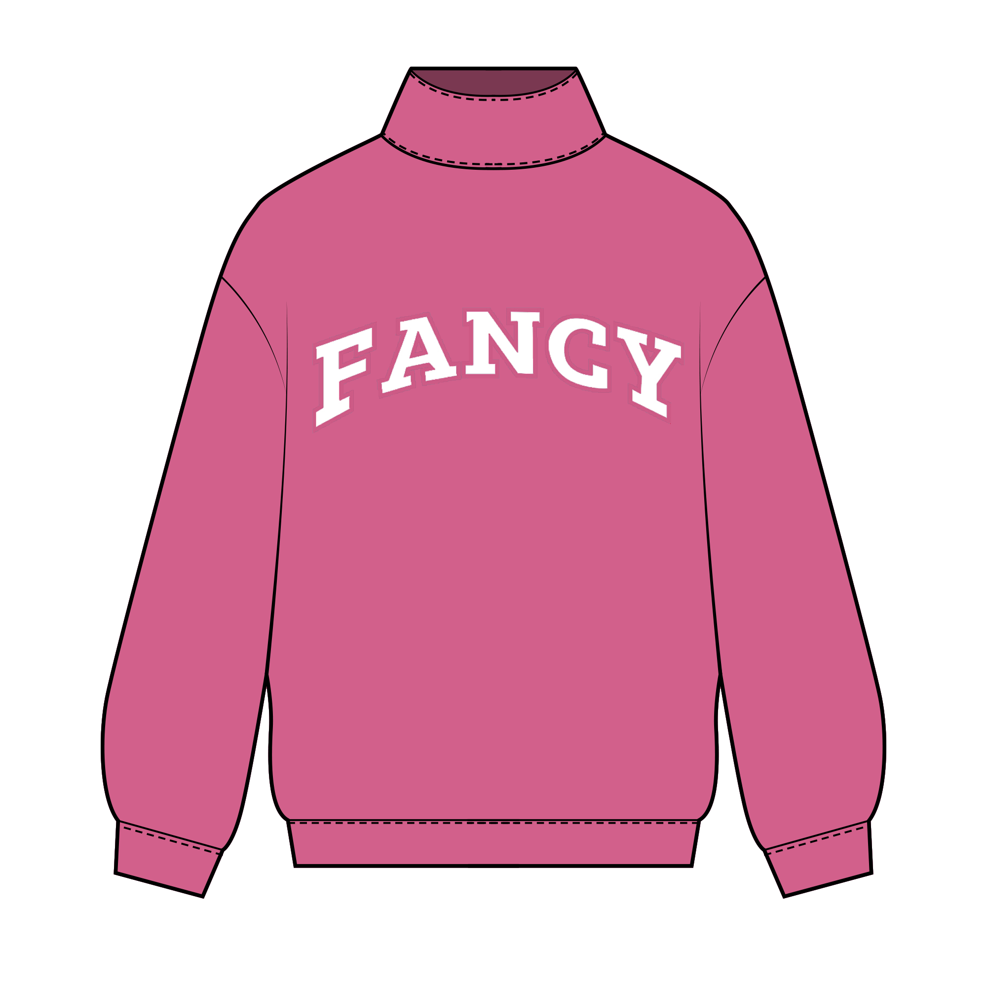 Fancy Oversized Mockneck