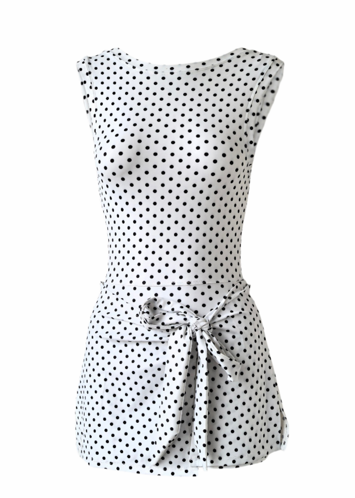 Emmy Easy Fit - Black and White Polka Dot