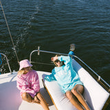 Breakers Oversized Lightweight Mockneck - Ocean Teal