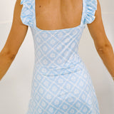Maggie Ruffle Easy Fit - Baby Blue