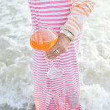 Fancy Striped Button Pants