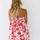 Peyton Mini Bubble Dress - Red/Pink (PREORDER)