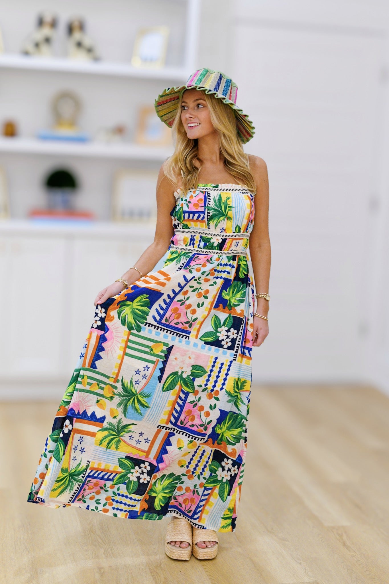 Isla Printed Dress - Multi