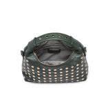 Beckette Studded Crossbody: Forest
