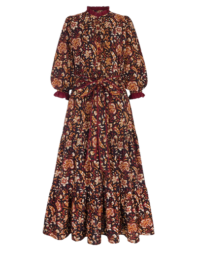 Callahan Maxi Dress - Rust