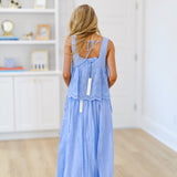 Jamie Eyelet Lace Skirt Set - Periwinkle