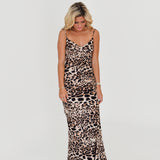 Whitley Maxi Dress - Leopard