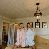 Elle Stripe Woven Set - Lt Pink