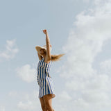 Harper Striped Mini Dress - Blue