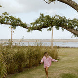 Haleigh Button Down Top -  Pink/White Striped