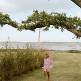 Haleigh Button Down Top -  Pink/White Striped