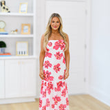 Hillary Maxi Dress - Pink Floral