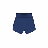 Fancy Fleece Lined Shorts - Navy