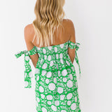 Natalie Strapless Mini Dress - Green