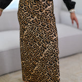 Carlie Maxi Skirt - Leopard