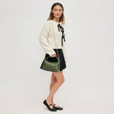 Beckette Studded Crossbody: Forest