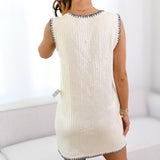 Sutton Sequined Mini Dress - Cream