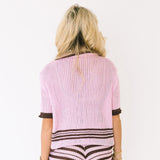 Aveline Sweater Top and Shorts Set - Pink