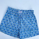 Daycee Boxer Shorts - French Blue Block Print