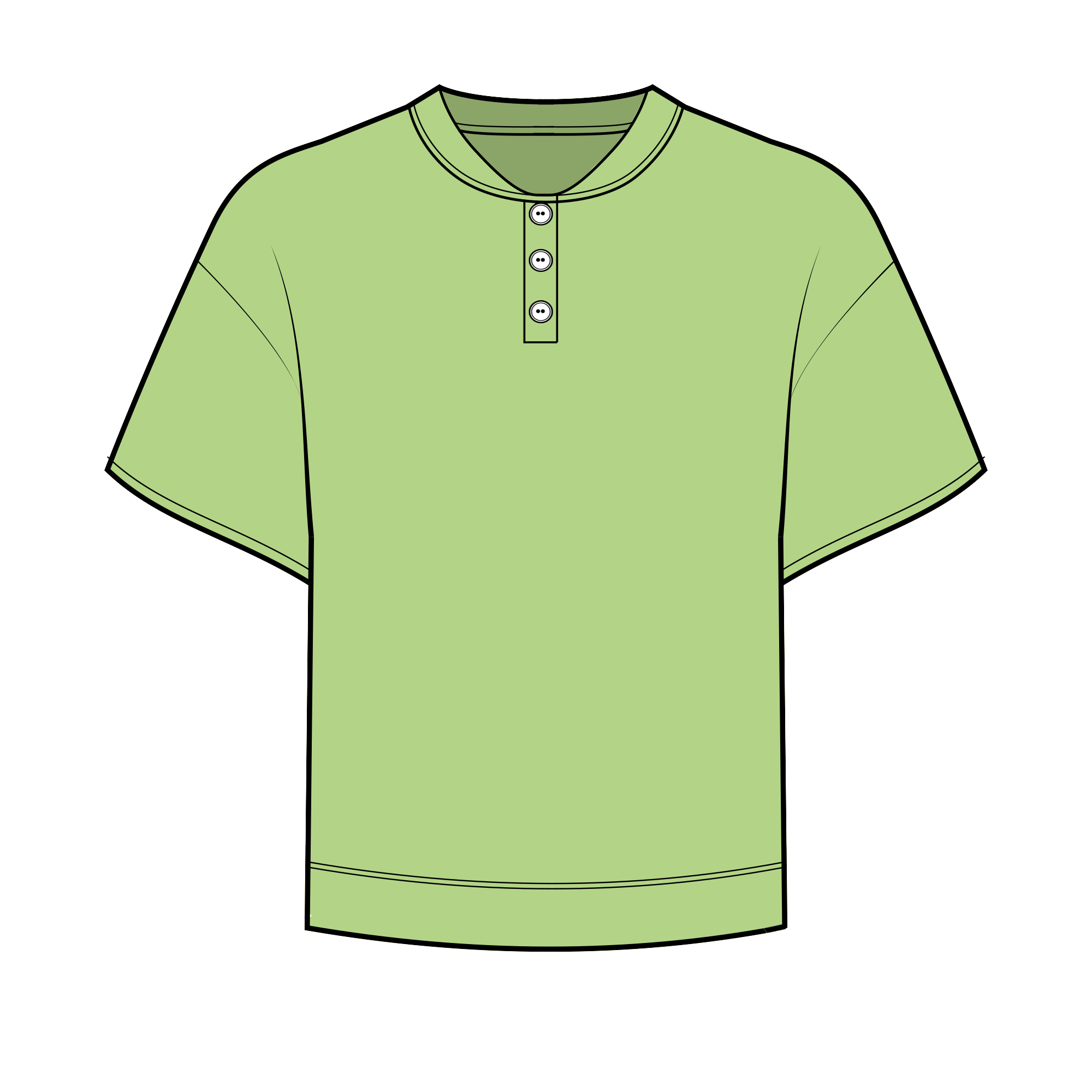 Fancy Half Button Short Sleeve Terry Top