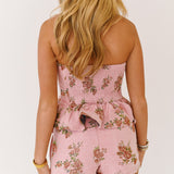 Sky Skort - Pink Floral