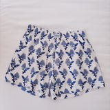 Milo Boxer Shorts -  White/Periwinkle Floral