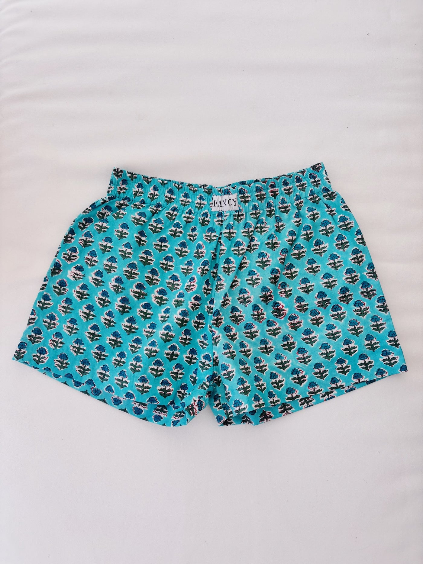 Collins Boxer Shorts -  Green/Blue Floral