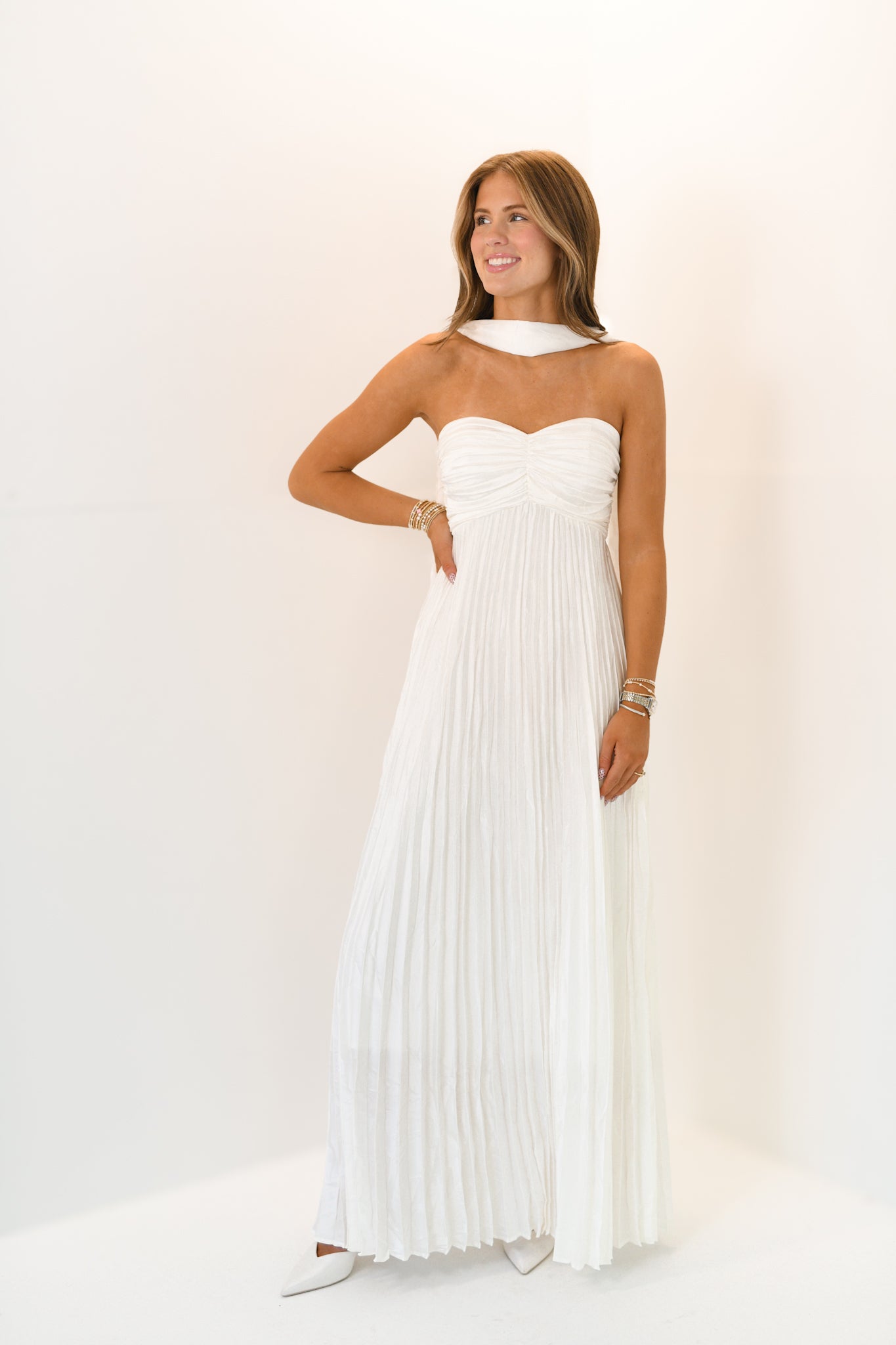 Isabel Dress - White