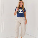 Marilyn Barrel Pants - Ecru