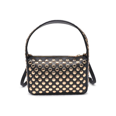 Isabel Studded Crossbody - Black