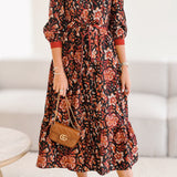 Callahan Maxi Dress - Rust