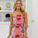 Madi Romper - Pink Multi